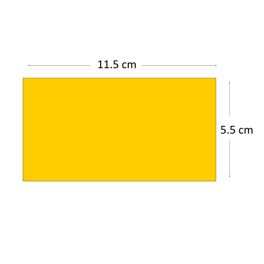 Base Rectangular Oro 11 5 X 5 5 Cm ALCAS 1963 La Madeleine base-rectangular-oro-11-5-x-5-5-cm-alcas-1963-la-madeleine